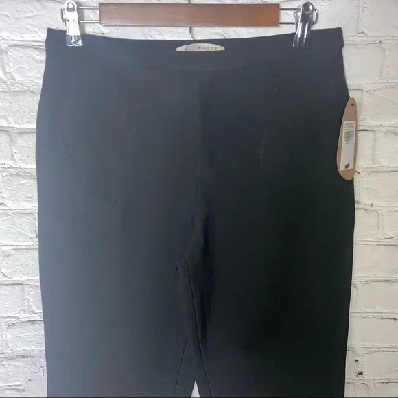 NWT Ports 1961 High Rise Cropped Wool Black Trousers Size 6 - Picture 7 of 9